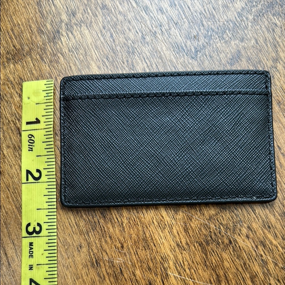 Michael Kors Black Saffiano Card Holder‎ - Picture 6 of 11
